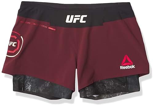 Reebok UFC Octagon Short 32インチ 黒 Reebok UFC Womens Blank Octagon Short Black/Gravel- 32